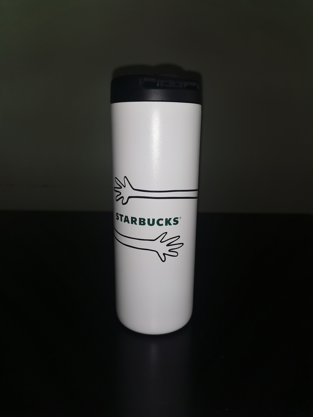 STARBUCKS 2026 White Siren Hug Stainless Steel Tumbler Press Button Lid 12oz NEW